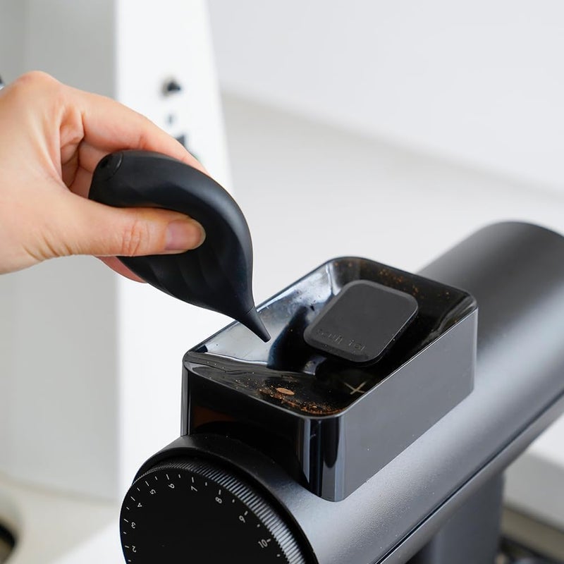 WATCHGET Soft Tip Air Blower Dust Blower for Coffee Grinders, Camera Sensors, Lenses, and Keyboards - Professional Espresso Machine Cleaning Tool with Rubber Pump, Black - Image 3